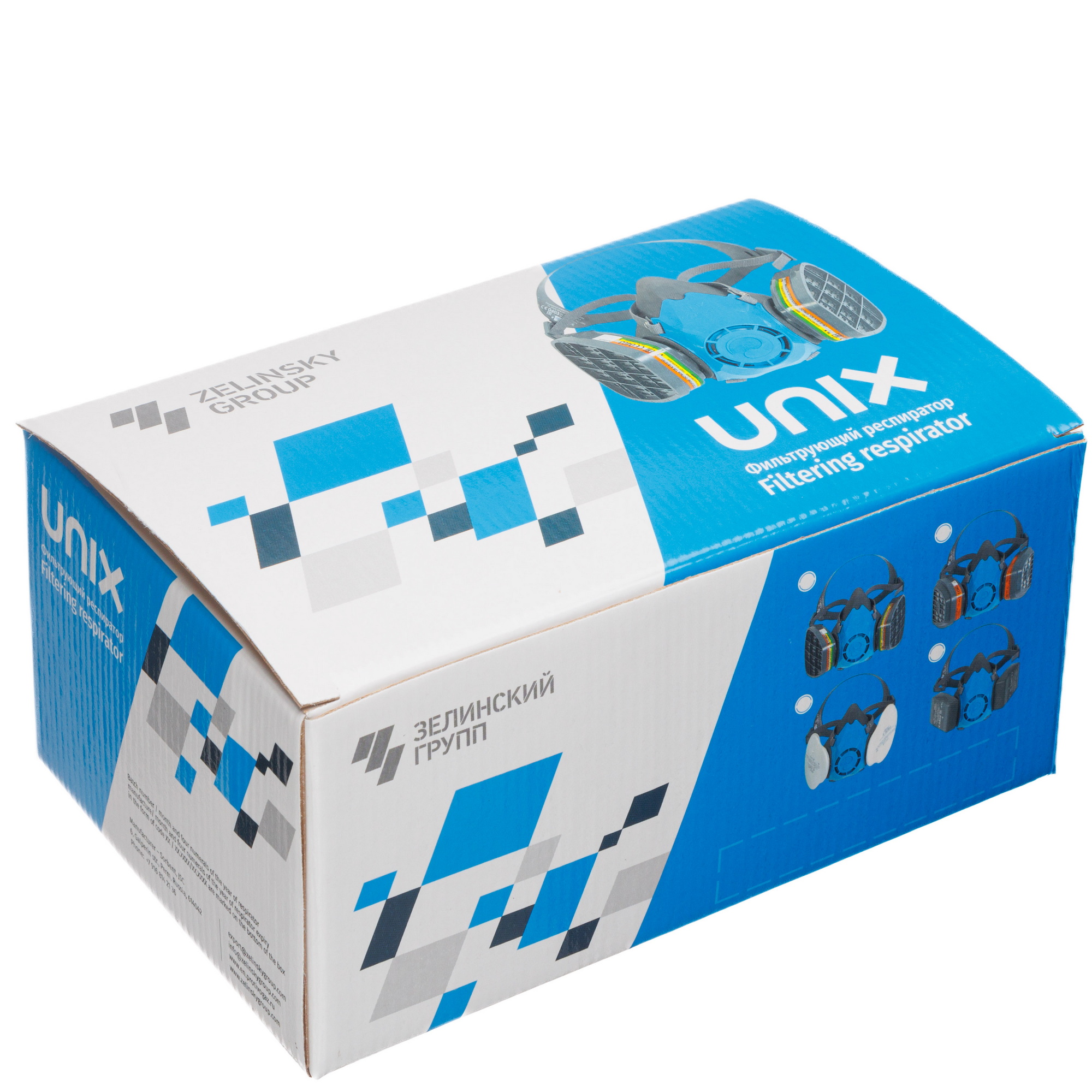 картинка Респиратор фильтрующий UNIX 2100 марки А1 ТУ 2568-610-05795731-2013(2 рост) 
